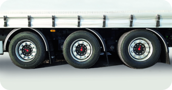 SAF 19" axles in standard.